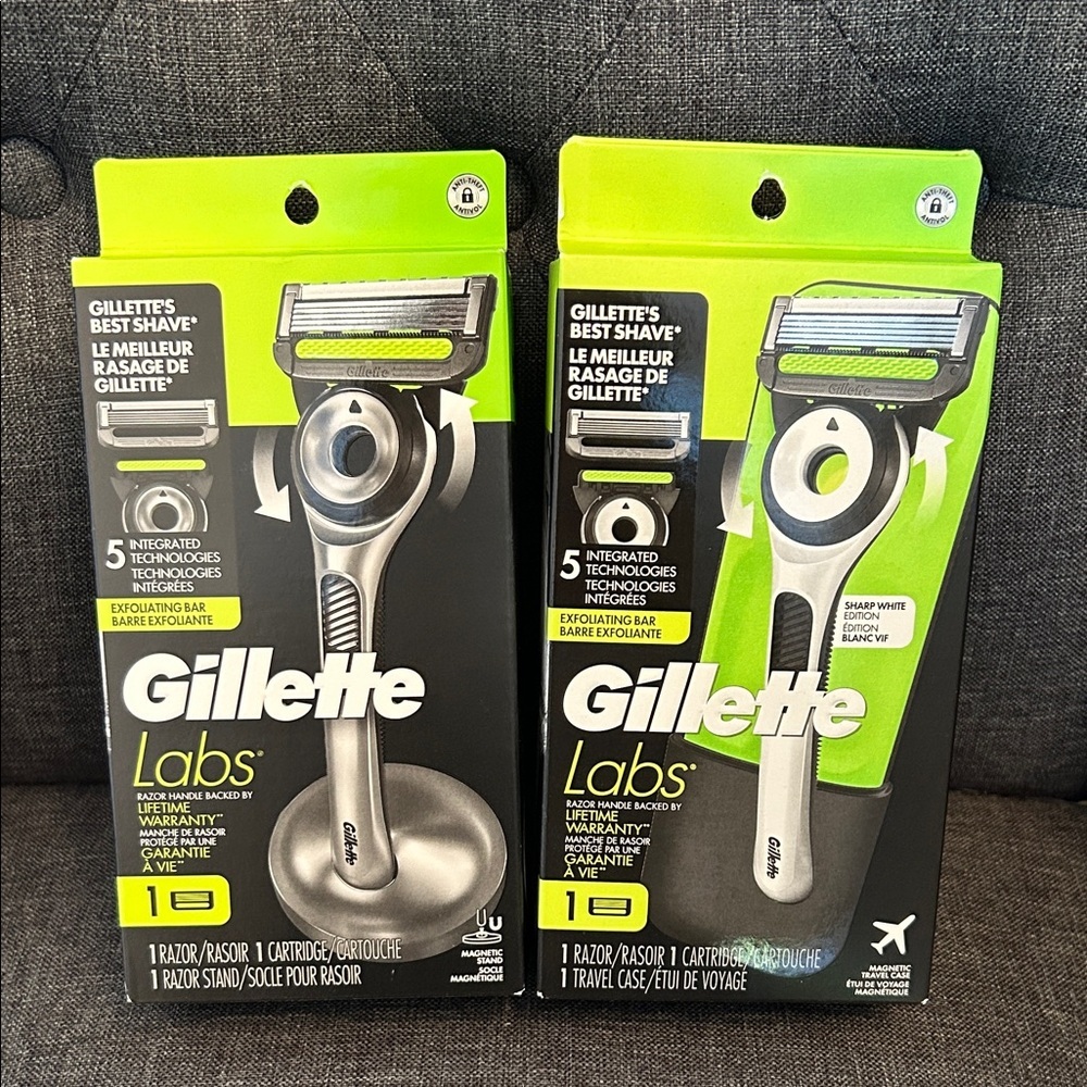 NEW 🆕 Bundle Gillette Labs Men's Razor